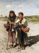 Две странницы. 1885 - Маковский