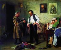 Художник, продающий старые вещи татарину (Мастерская художника). 1865 - Маковский