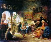 В Каирской кофейне. 1872 - Маковский