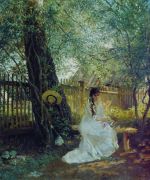 В саду. Вторая половина 1870-х - Маковский
