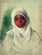 Девушка в бурнусе. 1870-е - Маковский