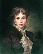 Женский портрет. 1878 - Маковский