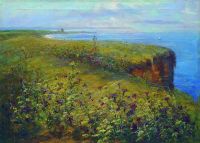 Пейзаж (Море и цветы). Начало 1890-х - Маковский