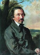 Портрет Н.А.Некрасова. 1856 - Маковский