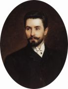 Портрет оперного певца Н.Н.Фигнера. 1889 - Маковский