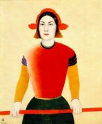 malevich_girl_with_red_pole_1932-3 - Малевич
