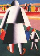 malevich_to_the_harvest_(marfa_and_vanka)_c1927-9 - Малевич