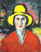 malevich_woman_with_yellow_hat_dated-1908 - Малевич