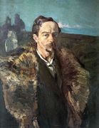Автопортрет в шубе. 1901  - Малютин