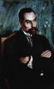 Портрет Валерия Яковлевича Брюсова. 1913 - Малютин