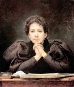 Портрет Стеллы Семеновны Манизер. 1895  - Манизер