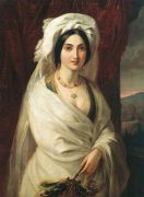 Женский портрет. 1841  - Мокрицкий