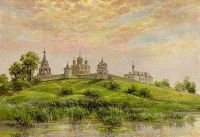 Можайск. Лужецкий монастырь - 15 x 10.4 - 1996  - Никонов
