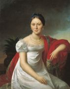 Портрет молодой женщины. 1810-е - Олешкевич
