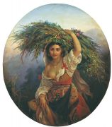 Итальянка с цветами. 1853 - Орлов