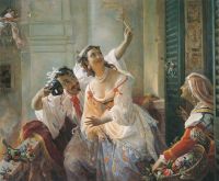 Сцена из римского карнавала. 1859 - Орлов