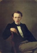 Автопортрет. 1851 Х., м. 77х59,5 КМРИ - Перов
