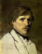 Портрет И.М.Прянишникова. Около 1862 Х., м. 41.5x33.6 ГТГ - Перов