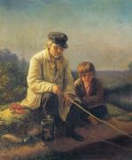 Рыбная ловля. 1887 ГРМ - Перов