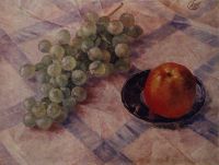 Виноград и яблоки. 1921 - Петров-Водкин