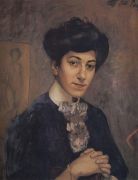 Портрет жены художника. 1906 - Петров-Водкин