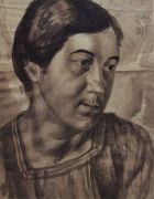Портрет жены художника. 1913 - Петров-Водкин