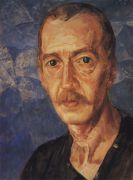 Портрет С.Д.Мстиславского. 1929 - Петров-Водкин