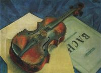 Скрипка. 1921 - Петров-Водкин
