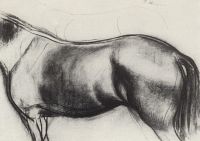 Этюд для картины Купание красного коня1. 1912 - Петров-Водкин