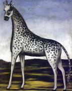 Жираф. Ок.1905 Клеенка, масло. 139х111 ГМИИ, Тбилиси - Пиросманашвили