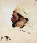 Голова И.И.Левитана в повороте головы Христа в картине Мечты. 1894 - Поленов