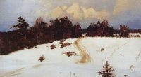 Зимний пейзаж. Бёхово. 1897 - Поленов