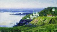 Монастырь над рекой. 1898 - Поленов