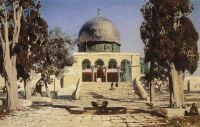 Харам Эш-Шериф - площадь, где находился древний иерусалимский храм. 1882 - Поленов