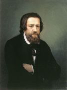 Портрет художника Александра Андреевича Иванова. Около 1873  - Постников