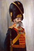 Портрет дворцового гренадера М. Кулакова  - Поярков