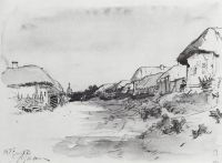 Деревня Мохначи. 1877 - Репин