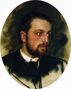 Портрет В.Г.Черткова. Конец 1880 - начало 1890-х - Репин