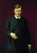 Портрет композитора А.К.Глазунова. 1887 - Репин