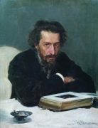 Портрет композитора П.И.Бларамберга. 1884 - Репин