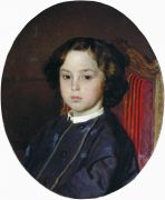 Портрет мальчика. 1867 - Репин