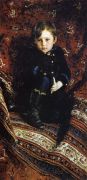 Портрет Ю.И.Репина, сына художника, в детстве. 1882 - Репин