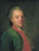 Портрет поэта Василия Ивановича Майкова. Конец 1760-х - Рокотов