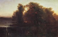 Вечерний пейзаж. 1861 - Саврасов