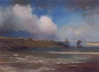 Вид Волги под Юрьевцем. 1870-е - Саврасов