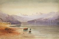 Горное озеро. Швейцария. 1864 - Саврасов