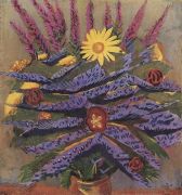 1916 Цветы. Натюрморт. Х., т. 69х65 МС - Сарьян