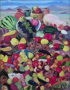 1958 Плоды каменистых склонов Арагаца. Холст, масло. 145х115 Иркутск - Сарьян