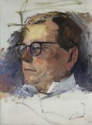 1963 Портрет Дмитрия Шостаковича. ЧС - Сарьян