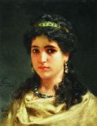 Портрет молодой римлянки. 1889 - Семирадский
